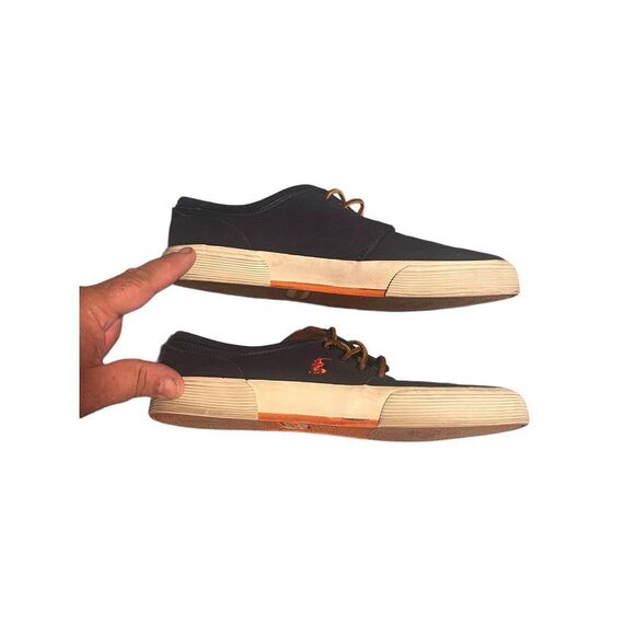 Polo Ralph Lauren Faxon Mens Blue Canvas Boat Shoes Loafers Low Top Size 10D - Picture 5 of 8